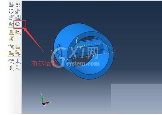 Abaqus在曲面上面打孔的操作步骤截图