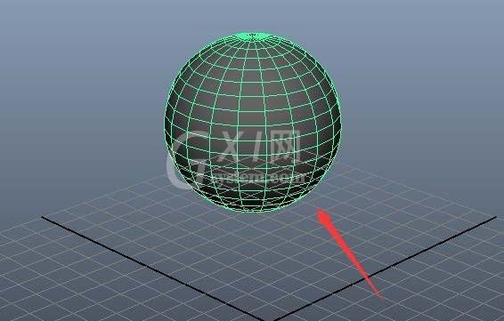 maya给球体增添重力场动画效果的操作方法截图