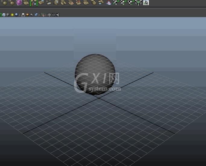 maya给球体增添重力场动画效果的操作方法截图