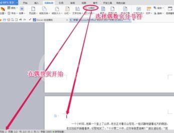 word2013插入分节符的操作教程截图