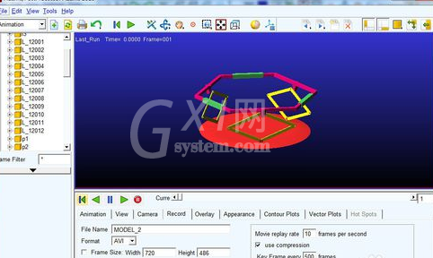 Adams录制仿真视频的具体操作方法截图