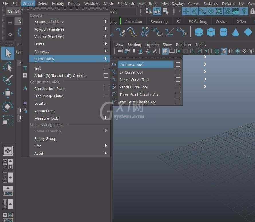 maya用extrude命令创建三维管道的相关操作教程截图