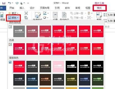 word2013设置图片透明度的简单操作方法截图