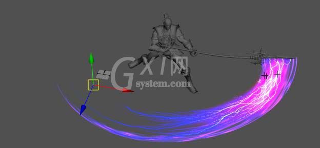 maya制作武器刀光拖尾效果的操作教程截图