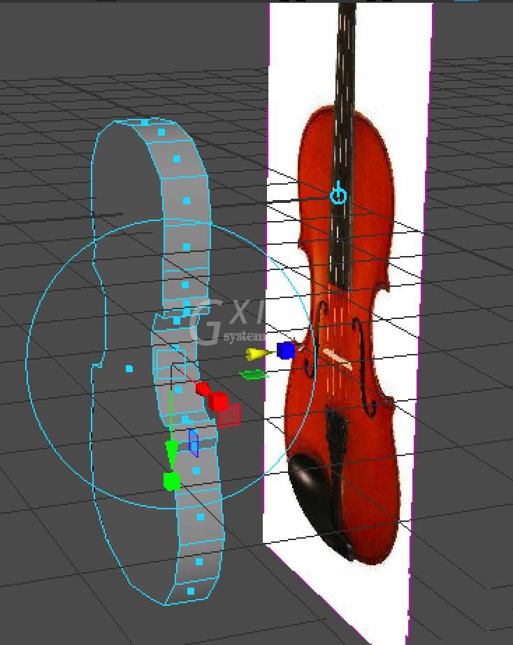 maya制作小提琴主体部分的操作教程截图