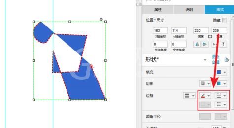 Axure中钢笔工具的使用教程截图