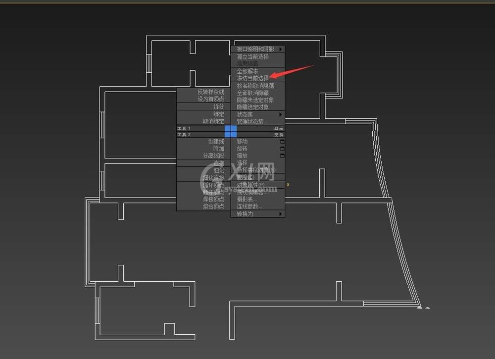 3Ds MAX单线建模的操作步骤截图