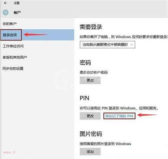 win10系统pin码忘记进行重置的操作教程截图