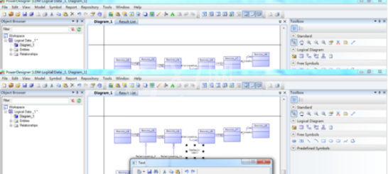 Power Designer添加文字说明的方法步骤截图