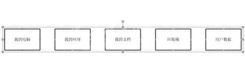 Visio 2003框图对齐及自动调整间距的具体方法截图