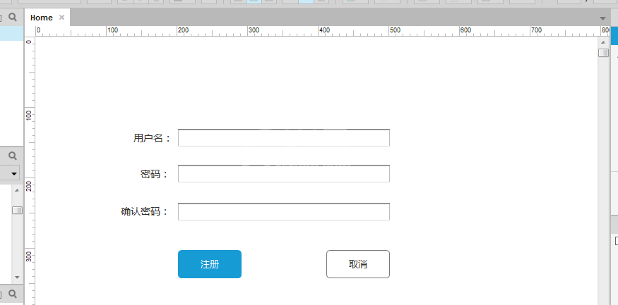 Axure RP 8.0创建注册页面原型的教程截图
