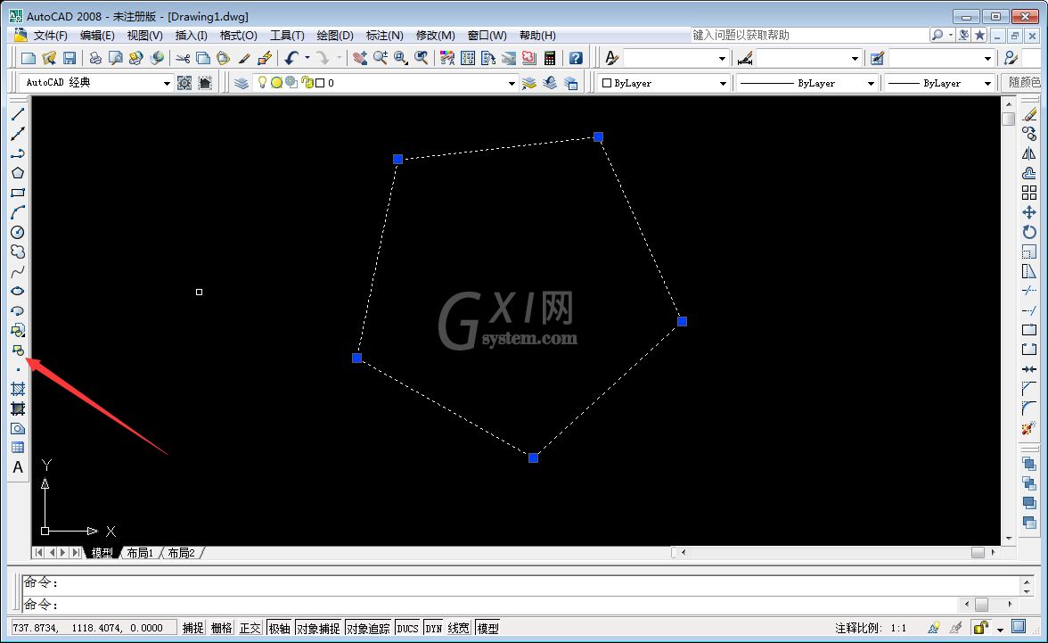 AutoCAD2008建块详细教学截图