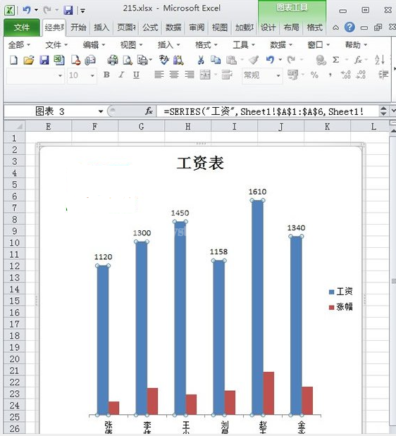 excel2010显示坐标轴和网格线的操作教程截图