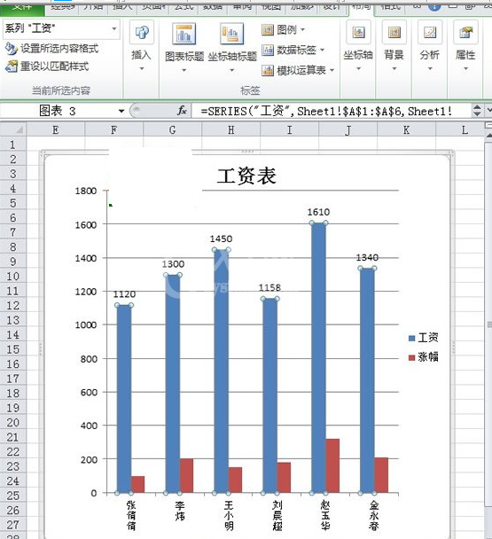 excel2010显示坐标轴和网格线的操作教程截图