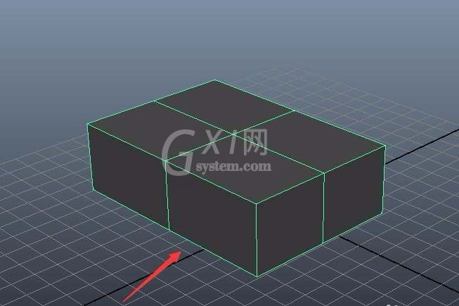 maya中建模的长方体分离边的操作步骤截图