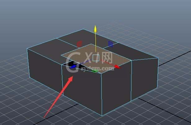 maya中建模的长方体分离边的操作步骤截图