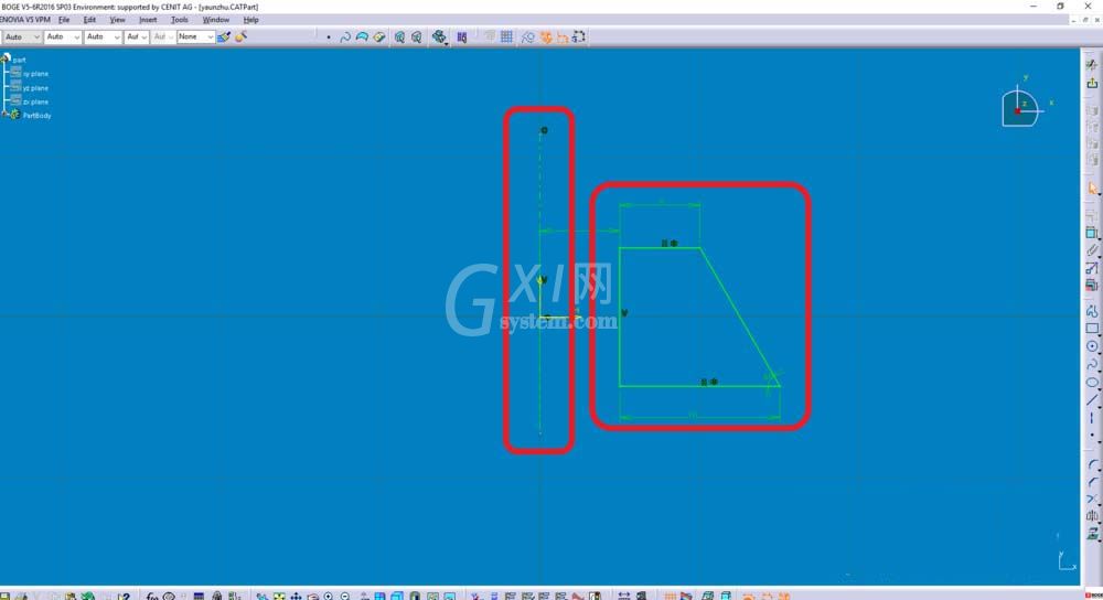 Catia创建一个旋转体零件模型的操作方法截图