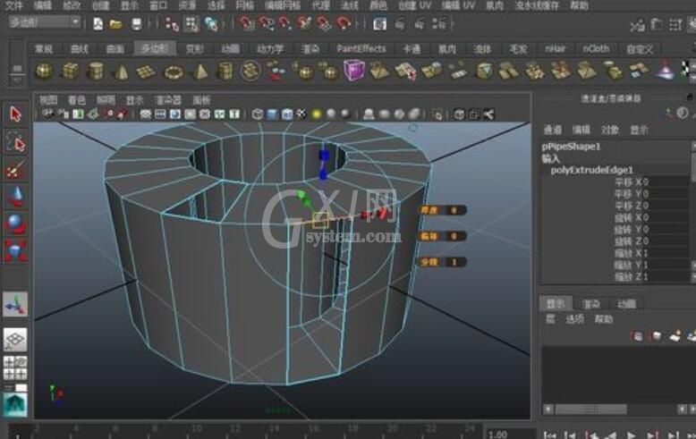 maya补上多边形缺失的面的简单操作步骤截图