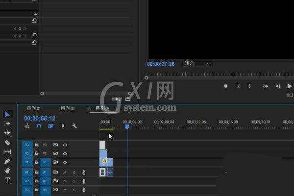 premiere制作三分屏效果的简单操作步骤截图