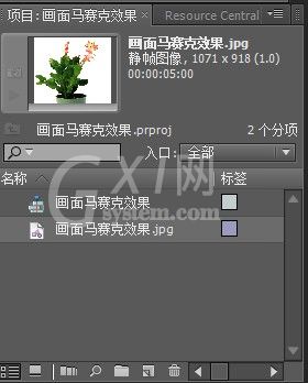 premiere实现画面马赛克效果的图文操作截图