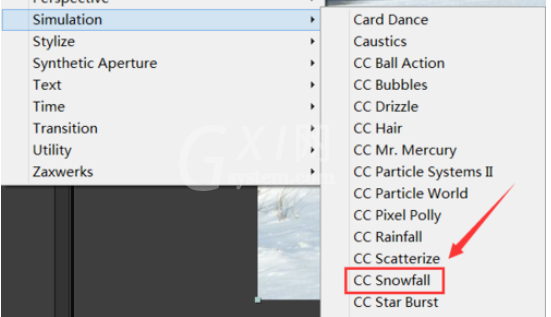 AE制作下雪效果的操作步骤截图
