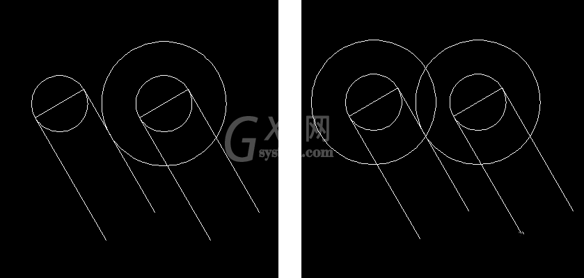 AutoCAD制作双心形图形的操作方法截图