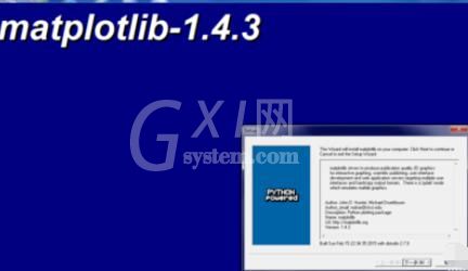 Python 2.7安装matplotlib的操作方法截图