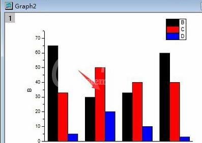 Origin制作柱状图的操作方法截图
