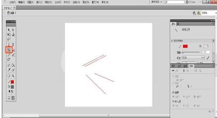 Flash使用绘图工具的操作方法截图