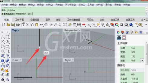 Rhino开启自动捕捉功能的操作方法截图