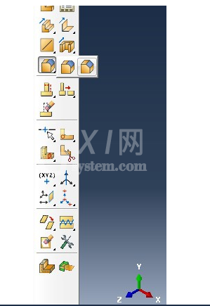 Abaqus对部件进行倒角的操作方法截图