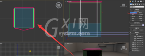 3Ds Max绘制床头柜的操作方法截图