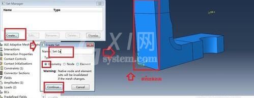 Abaqus通过对面创建集添加约束的图文方法截图