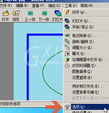 ACDsee打开图片后会自动缩放图片的处理方法截图