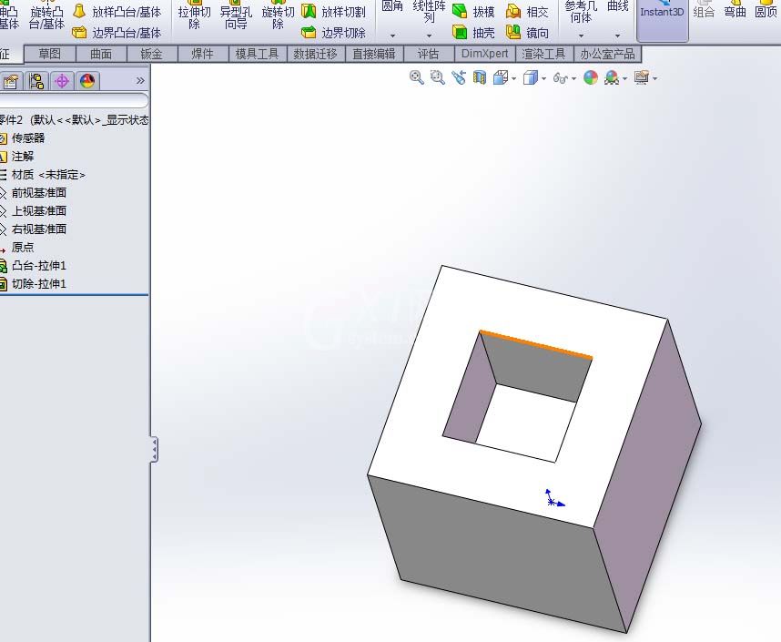 Solidworks填充曲面的操作方法截图