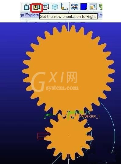 Adams调整模型的视图的基本操作截图