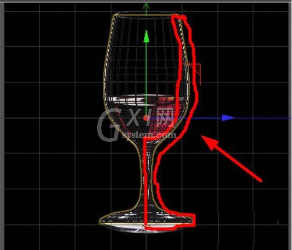 C4D创建模立体红酒杯的详细方法截图