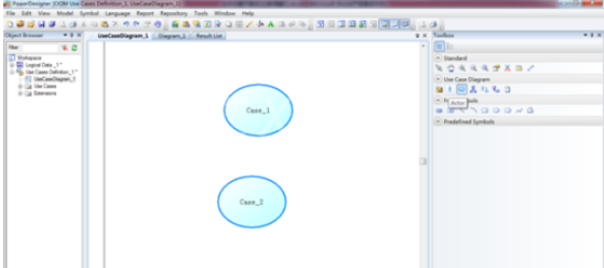 Power Designer建立用例模型的图文步骤截图