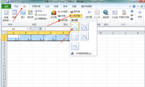 Microsoft Office 2010做出回归直线的具体方法截图