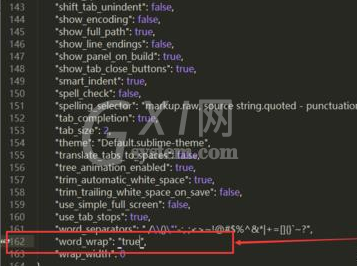 Sublime Text中文本自动换行的设置方法步骤截图