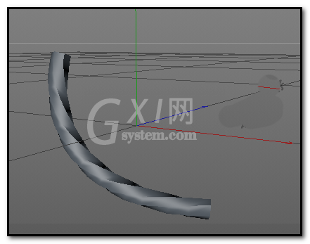 C4D创建扭曲管模型的详细方法截图