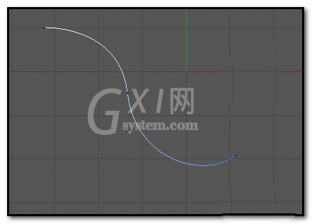 C4D绘制一条贝塞尔曲线的详细方法截图