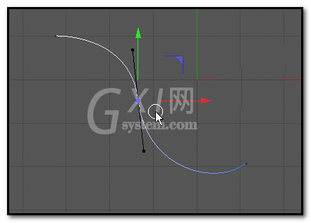 C4D绘制一条贝塞尔曲线的详细方法截图