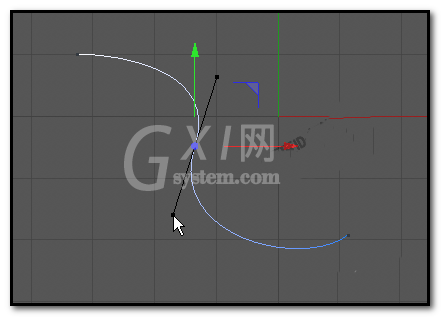 C4D绘制一条贝塞尔曲线的详细方法截图