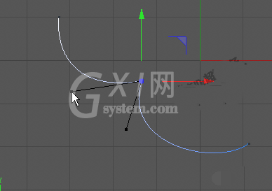 C4D绘制一条贝塞尔曲线的详细方法截图