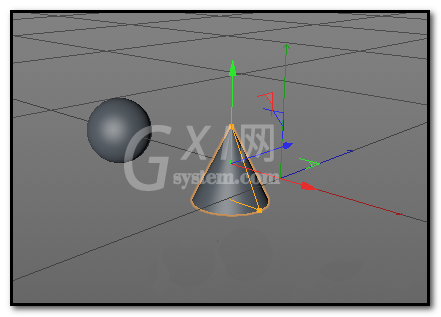 C4D将多个物体进行拼合的操作方法截图