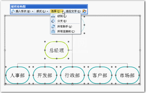 wps制作组织结构图的操作方法截图