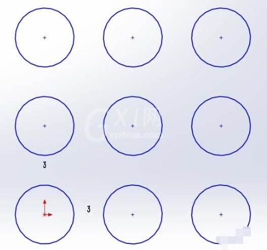 Solidworks使用线性草图阵列功能做出图形的操作方法截图