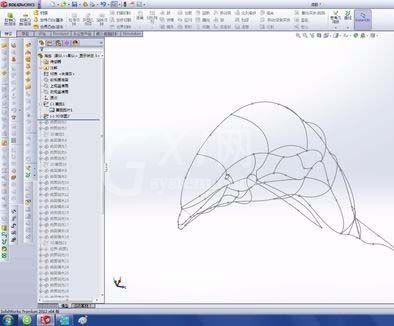 Solidworks绘制海豚的详细操作步骤截图