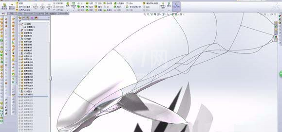 Solidworks绘制海豚的详细操作步骤截图